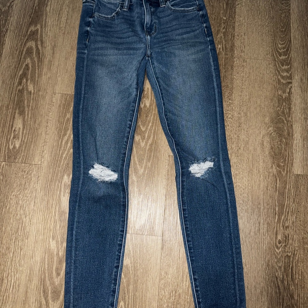 American Eagle Outfitters Dark Blue Skinny Jeans
